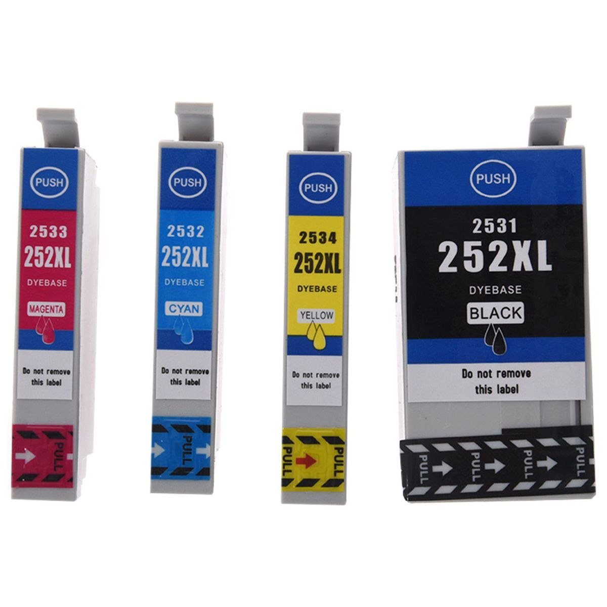 4x Universal Ink Cartridge 25XXLfor Epson WF-3620 WF-3640