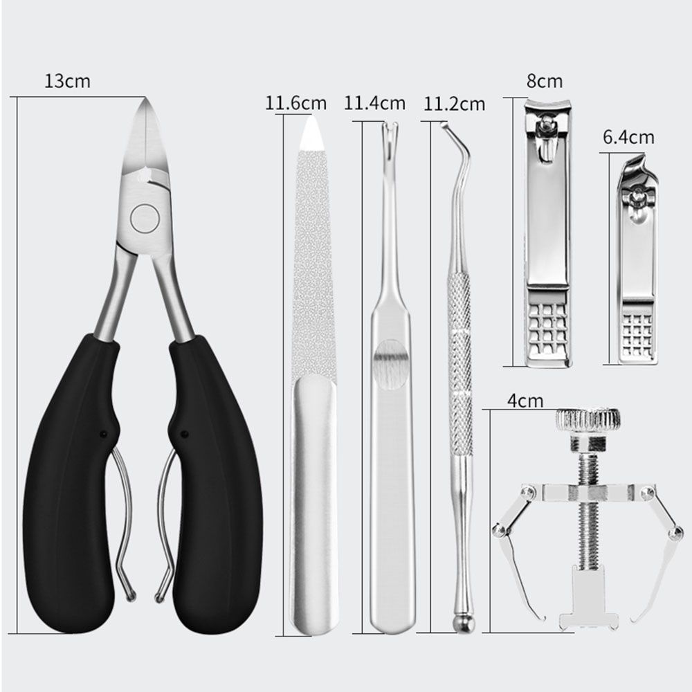 7PCS Ingrown Toenail Tools Kit Nail Treatment Pedicure Tools