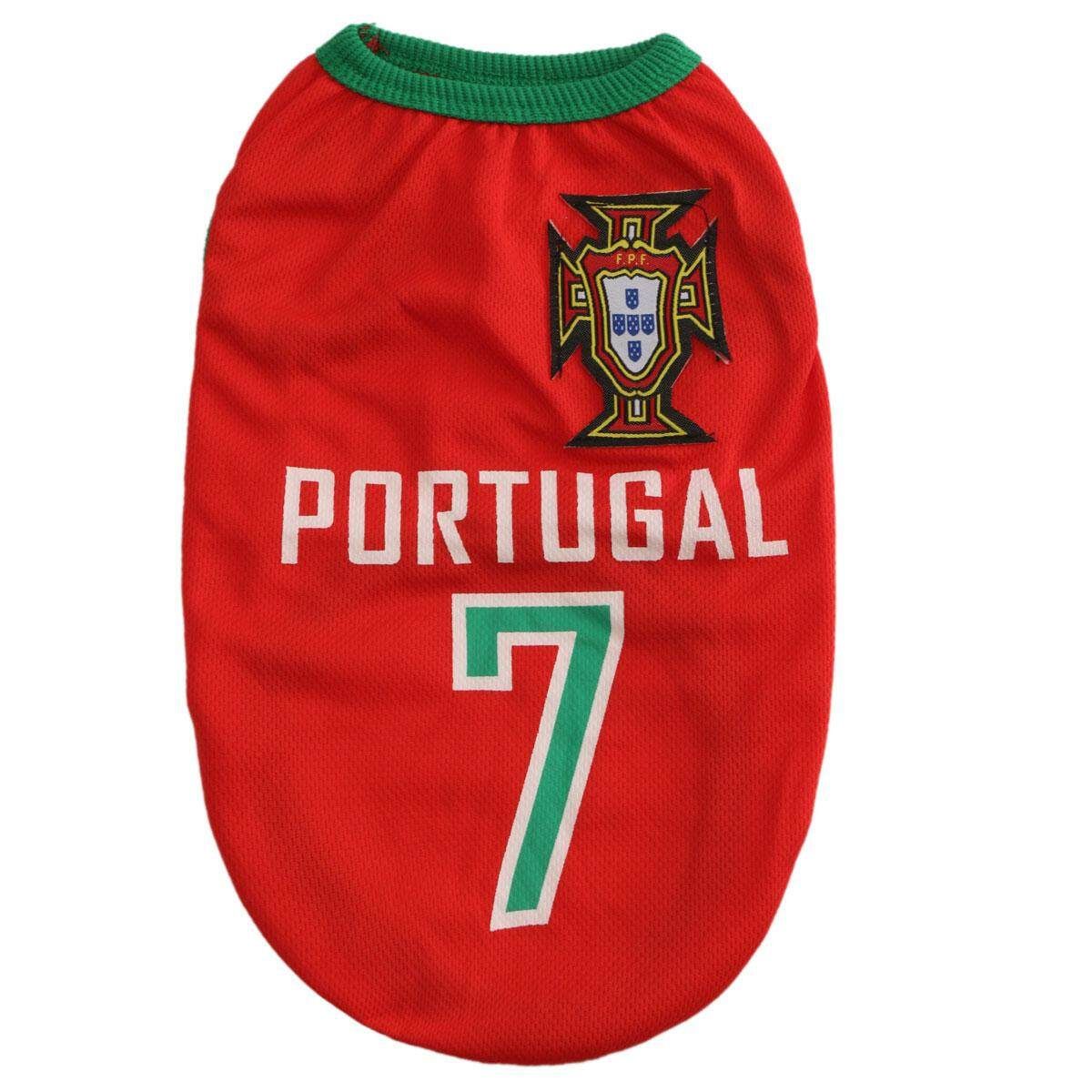 2016 France European Championship Pet Dog Mesh T-shirt Jerseys Breathable