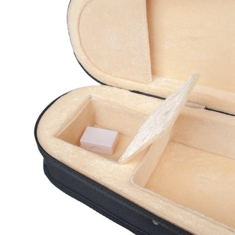 Violin Case Size Professional Triangular Shape Violin Hard Case Yellow Inside Violin Parts