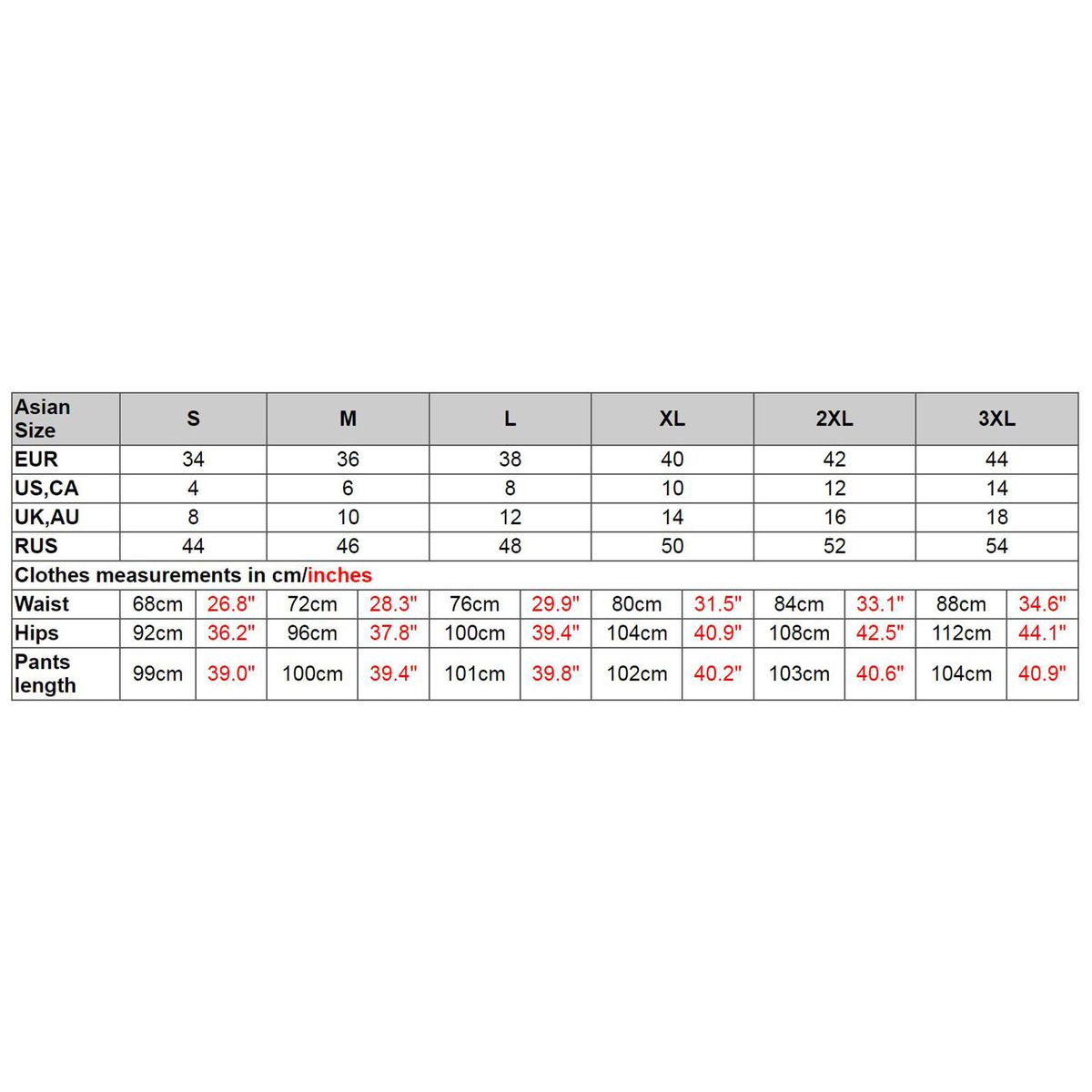 Women Pants Elastic Waist Side Pockets Straight Legs