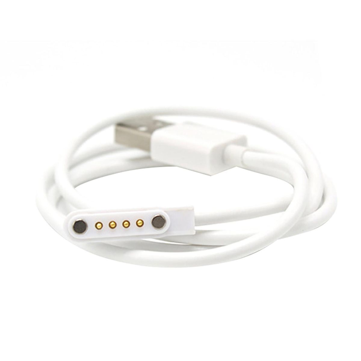 Charging Cable Fast Charging Bendable Rubber 80cm-White