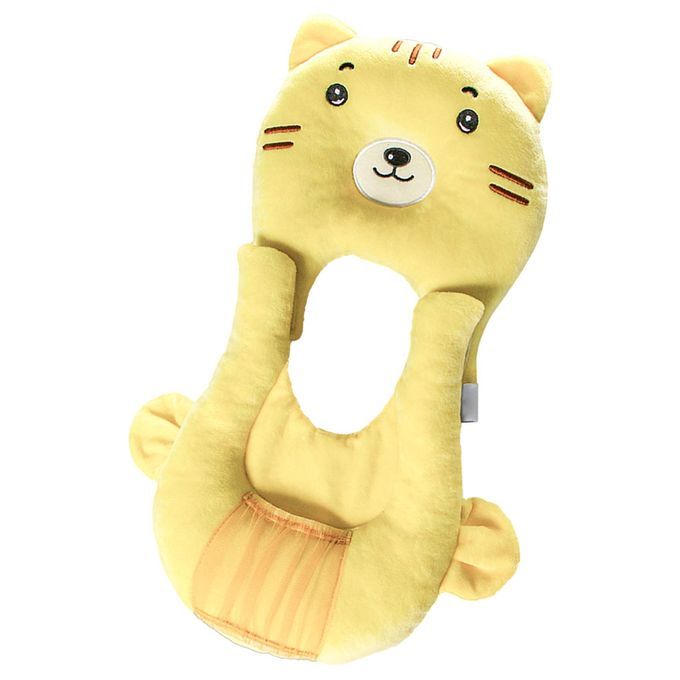 Comfortable Crib Mat Baby Feeding Pillows Yellow Cat