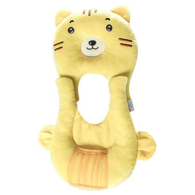 Comfortable Crib Mat Baby Feeding Pillows Yellow Cat