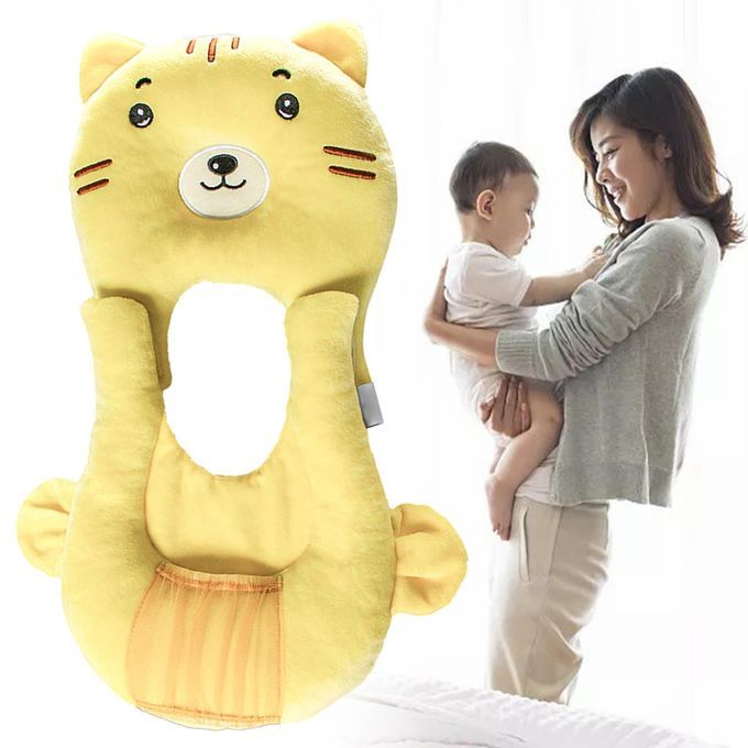 Comfortable Crib Mat Baby Feeding Pillows Yellow Cat