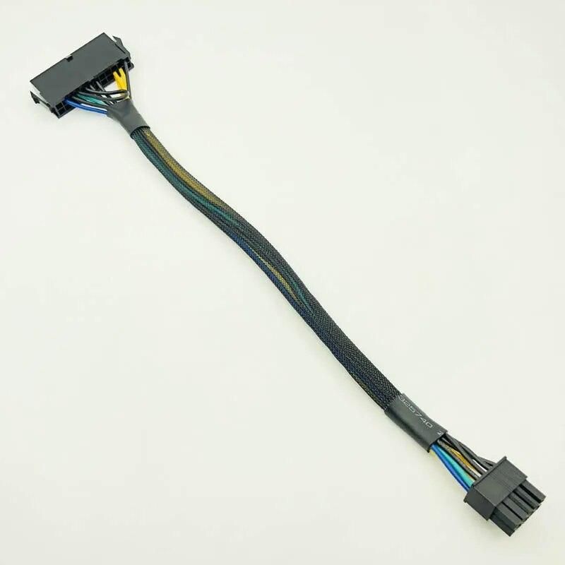H1111Z Computer Cables ATX 24Pin to 10Pin Power Cable Cord 10pin Adapter Cable 24p to 10p 30cm Envelop Net for Lenovo Computer
