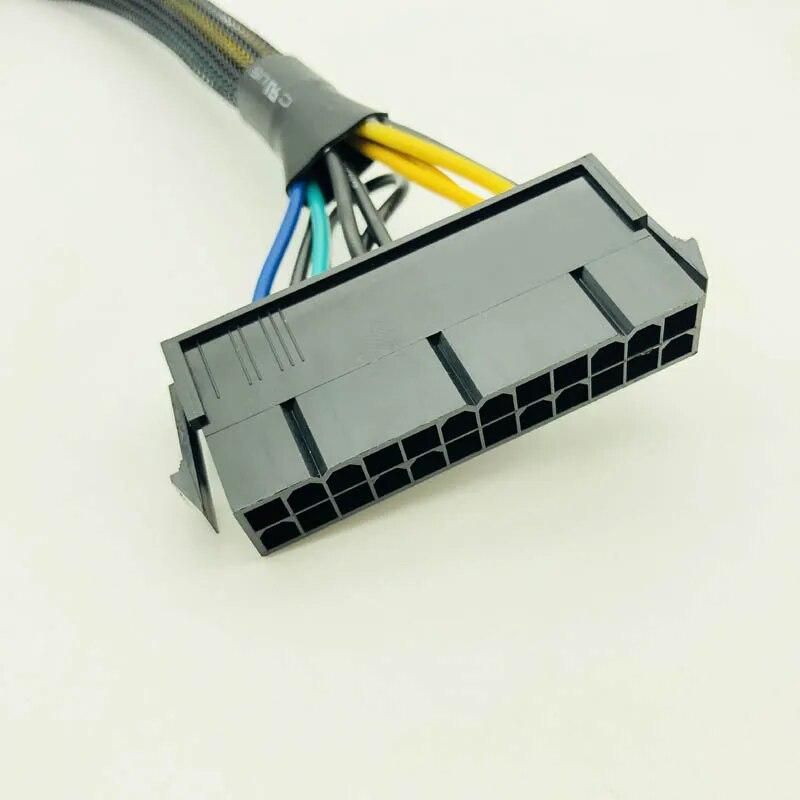 H1111Z Computer Cables ATX 24Pin to 10Pin Power Cable Cord 10pin Adapter Cable 24p to 10p 30cm Envelop Net for Lenovo Computer
