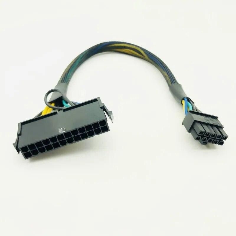 H1111Z Computer Cables ATX 24Pin to 10Pin Power Cable Cord 10pin Adapter Cable 24p to 10p 30cm Envelop Net for Lenovo Computer