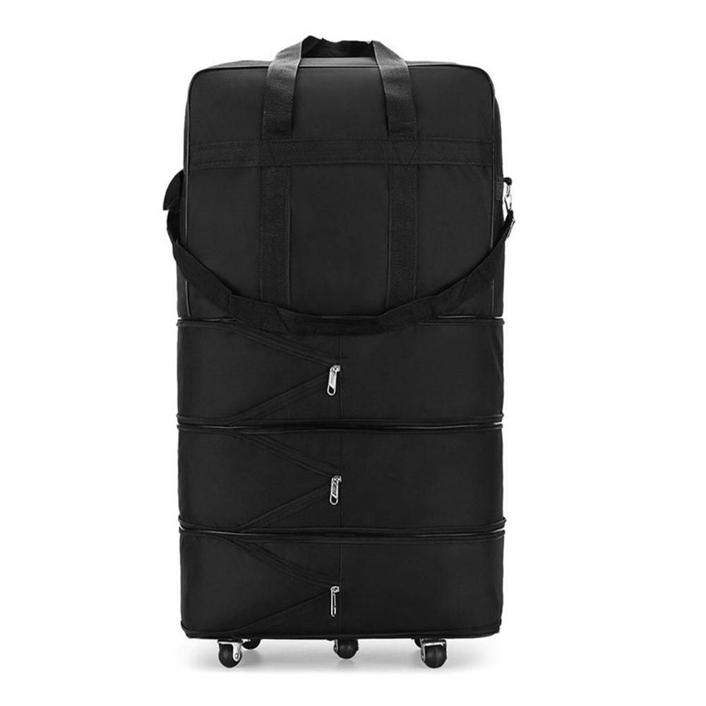 Expandable Foldable Suitcase Collapsible Rolling Travel Luggage Bag for Men Women