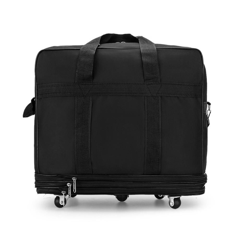 Expandable Foldable Suitcase Collapsible Rolling Travel Luggage Bag for Men Women