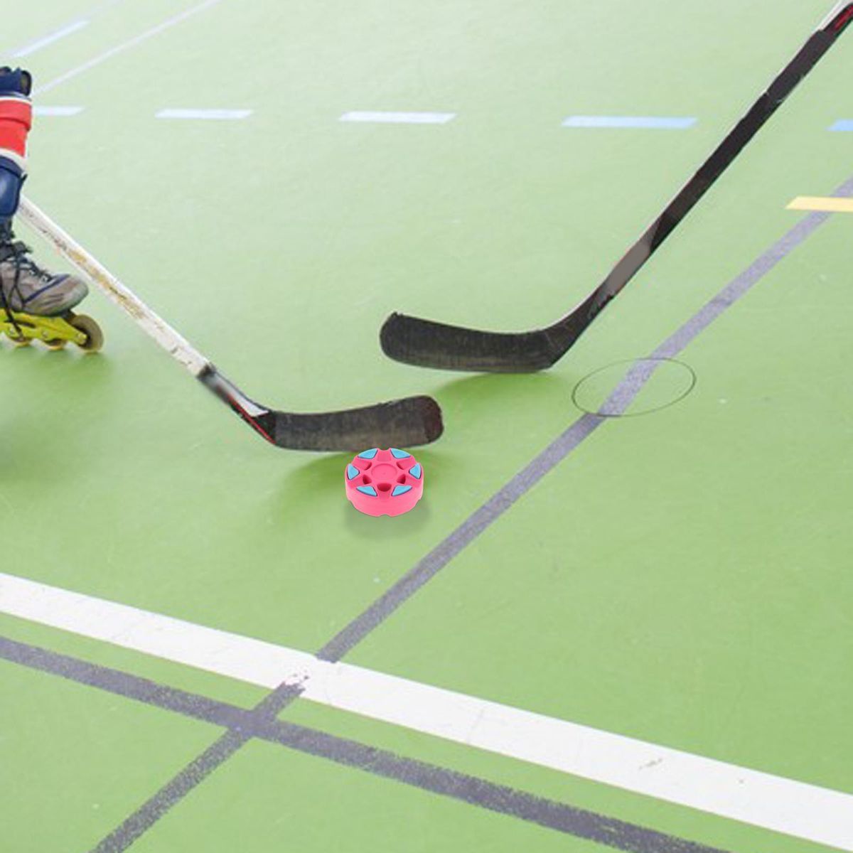 Roller Hockey Puck Street Hockey Ball Pink