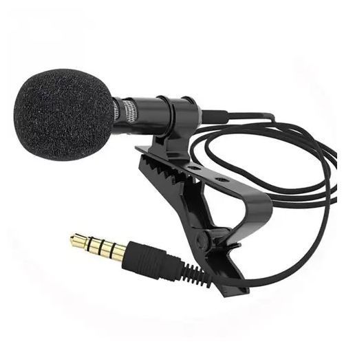 Microphone Lapel Clip Wireless Lavaliere For Smartphone Jack Audio