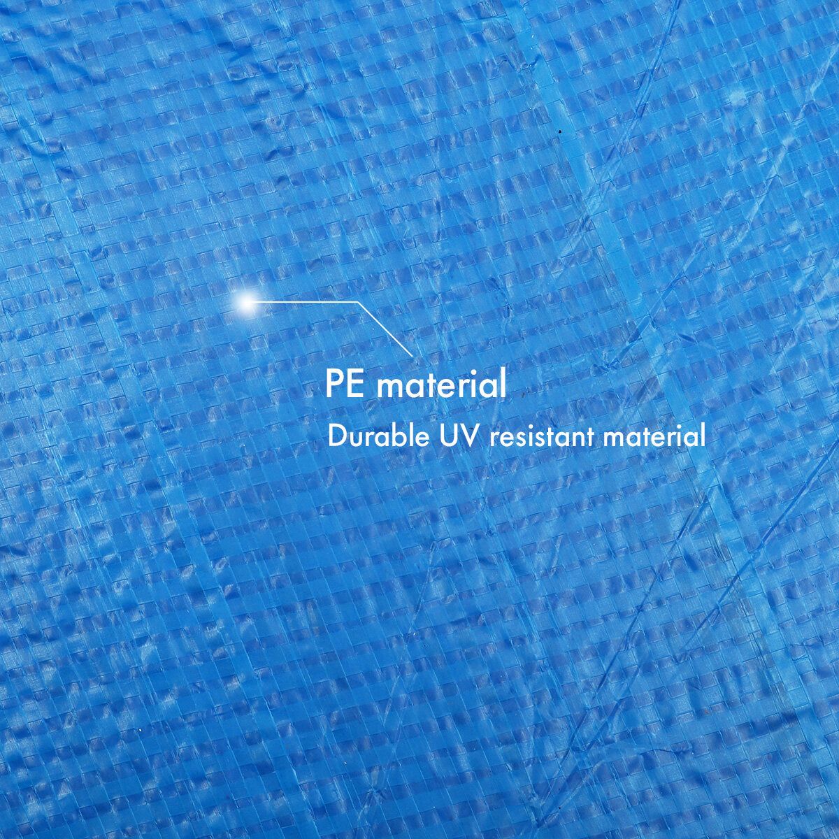 400/260/300cm Swimming Pool Cloth PE Tarpaulin Large Size Swimming Pool Rectangle Ground Cloth Dustproof Floor Cloth Mat For Outdoor Villa Garden Pool 400x211cm