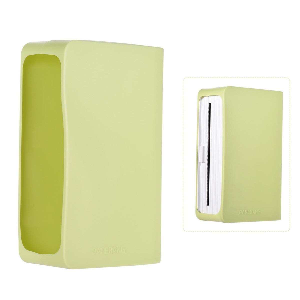 Soft Silicone Case for PAPERANG C1 112mm Pocket Printer Protective Cover Case Storage Sleeve Waterproof Anti-Dust Anti-Scratch for C1 Thermal Printer