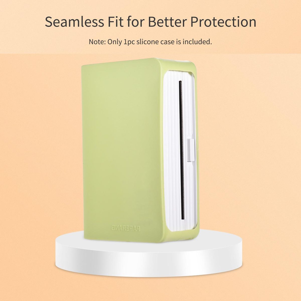 Soft Silicone Case for PAPERANG C1 112mm Pocket Printer Protective Cover Case Storage Sleeve Waterproof Anti-Dust Anti-Scratch for C1 Thermal Printer