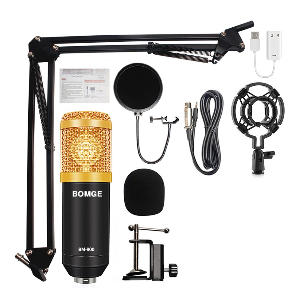 BM800 Professional Suspension Microphone Kit Studio Live