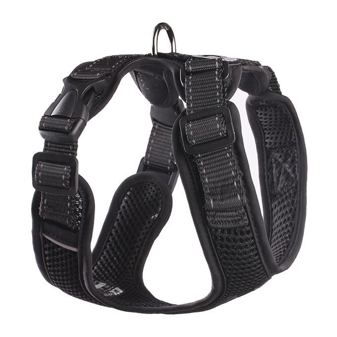 Reflective Dog Harness Easy Wear Pet Supplies Cloth For Black XL