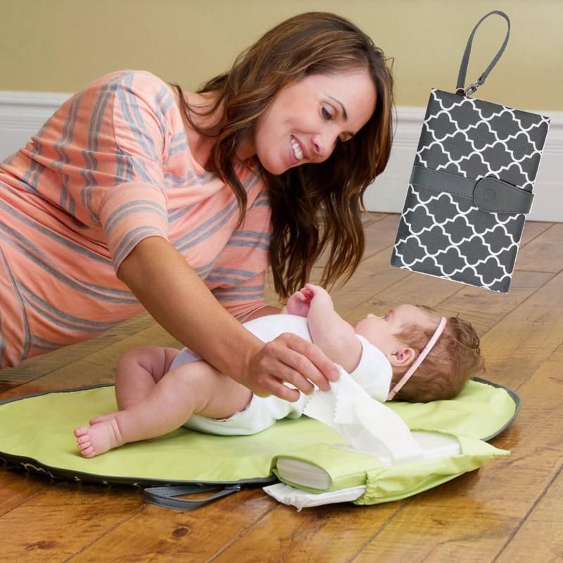 Baby Diaper Bags Storage Foldable Waterproof Diapers Mat