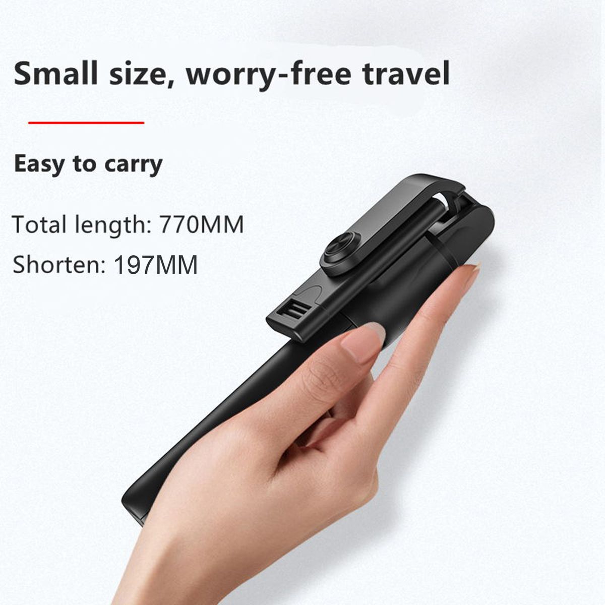 S02 Selfie Stick Tripod With 0.1S Snapshot Extendable BT