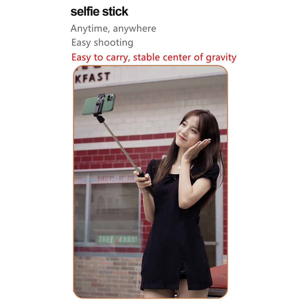 S02 Selfie Stick Tripod With 0.1S Snapshot Extendable BT