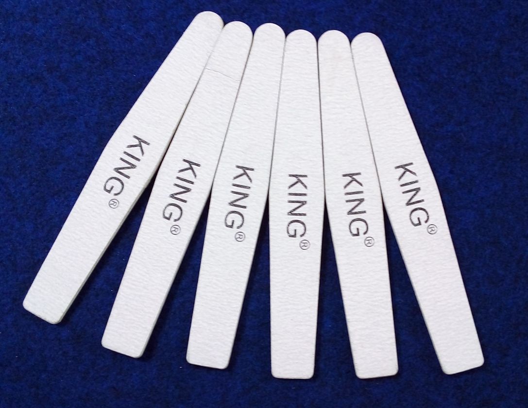 6 PCS DOUBLE SIDE NAIL FILE KING