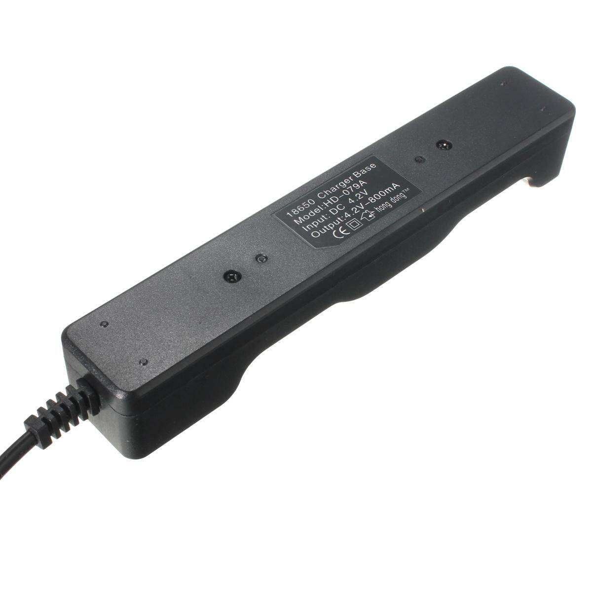 4.2V Single Slot Charger For 18650 Li-ion Rechargeable Flashlight Eurocode