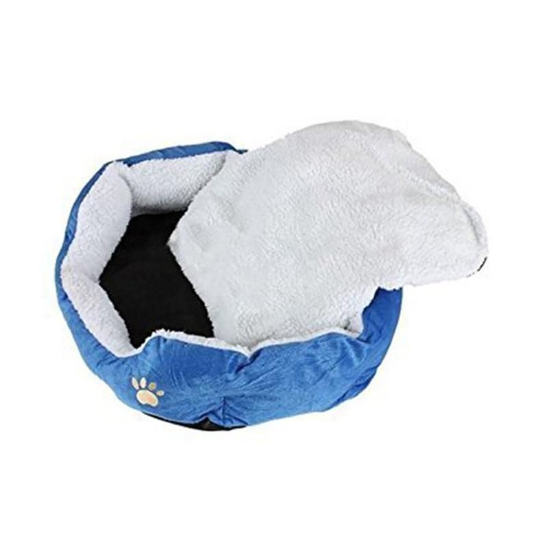Ultra Soft Plush Cushion Pet Sleeping Bed Warm Mat-Coffee