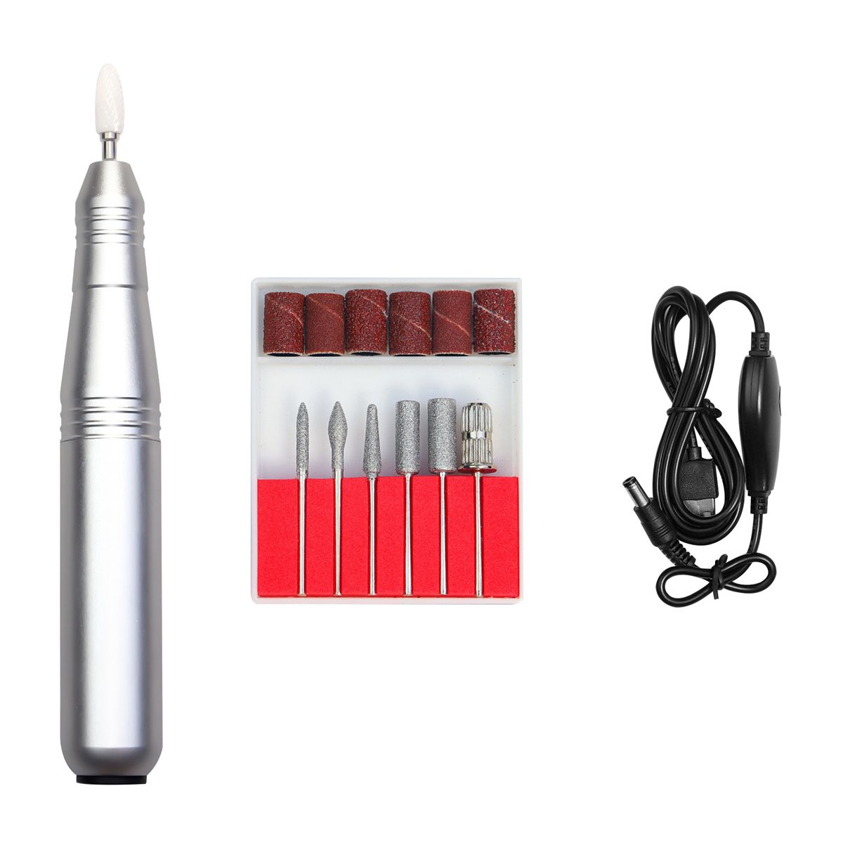 Electric Nail Driller Portable Manicure Pen With Nail Drill