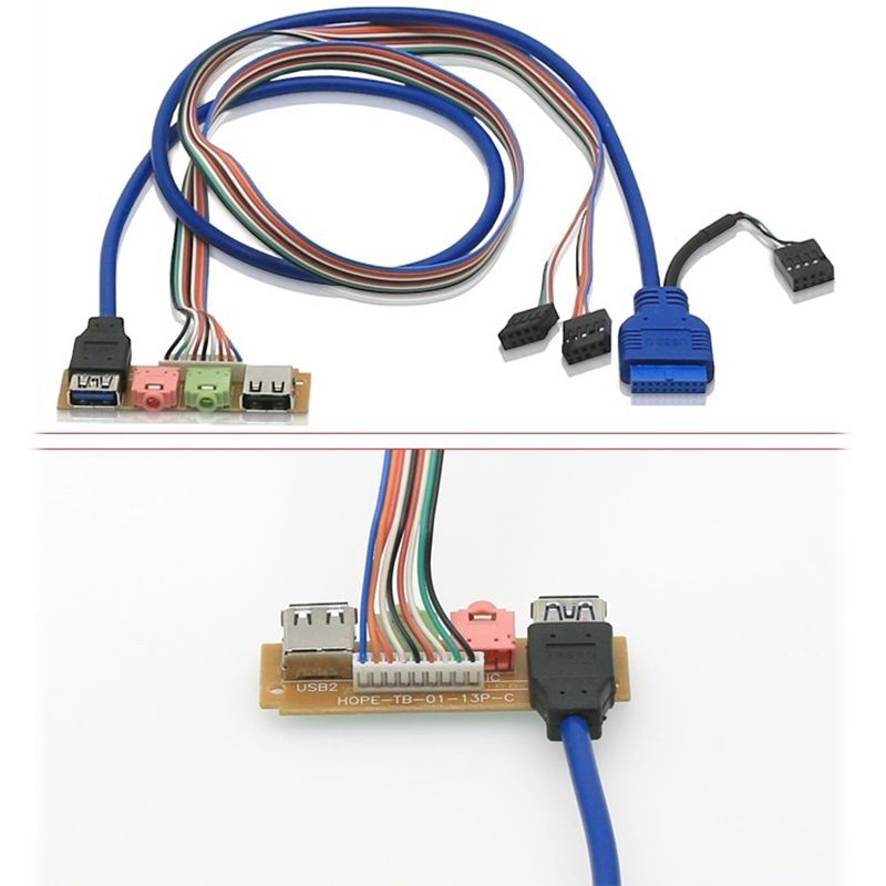 USB 2.0+ 3.0 Port Chassis PC Computer Front Panel Replace
