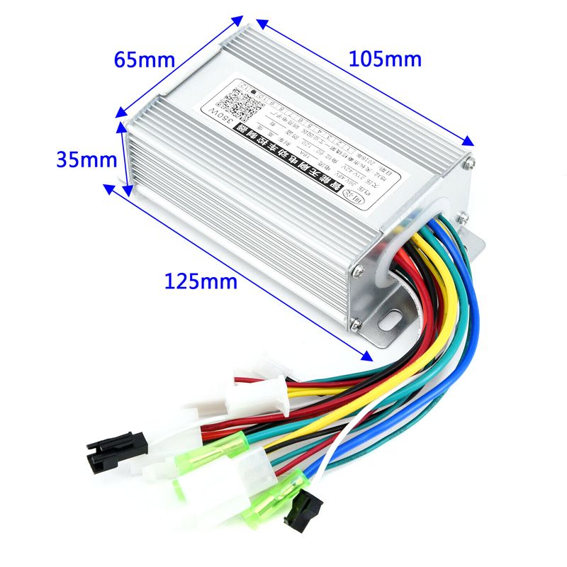 Electric Bicycle Brushless Motor Speed Controller 36V/48V 350W Durable For Scooter Car Styling