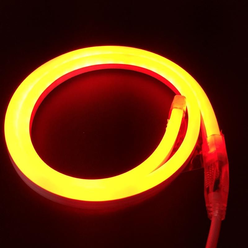 1-10m Outdoor&Indoor LED Lighting Flex LED Neon Light SMD 2835 120leds/m LED Neon Strip Rope Light Waterproof 220V Power Plug-Blue-6meters--