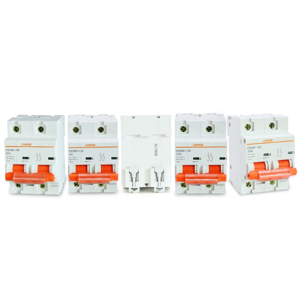 2018 Good Quality 2P DC 1000V Solar Breaker DC Breaker Mcb