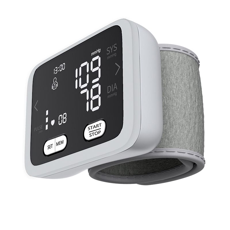 1 Pcs Blood Pressure Monitor With Voice LCD  LCD Wrist Ambulatory Sphygmomanometer Digital Bp Machine Blood Pressur Manufactur