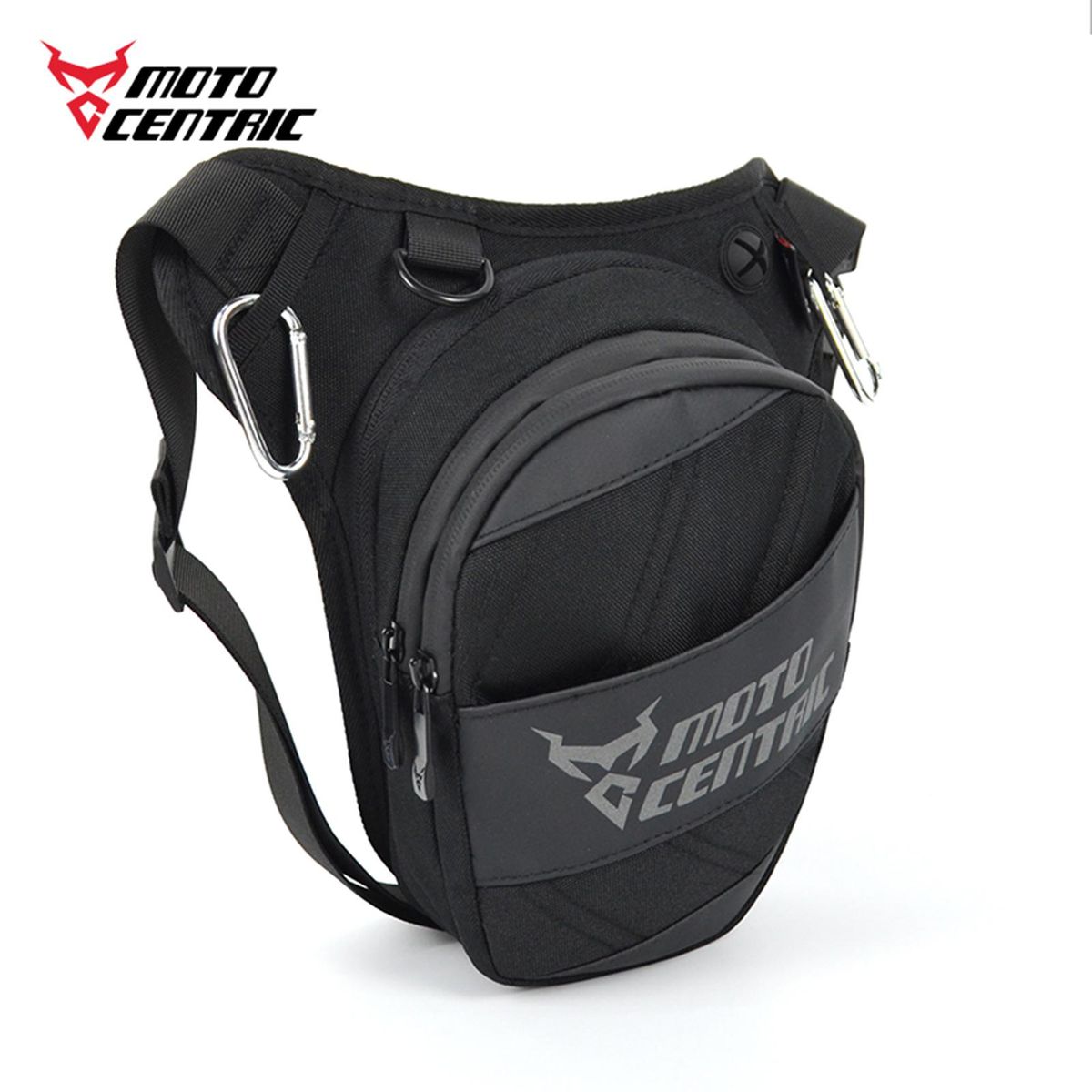 MOTOCENTRIC Motorcycle Leg Bag Motorcycle Rider Waist Bags Anti splash Reflective Large Capacity Cycling Riding Thigh Bags for Men Women