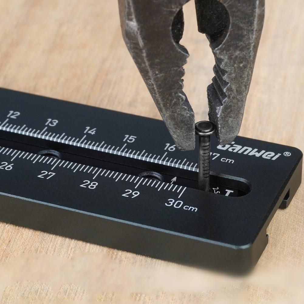 GanWei Aluminium Alloy Woodworking Electric Trimming Machine Circle Cutting Jig Wood Router Milling Circle Slotting Base Straight Line Backer Set 2 Position Ways for 65mm Diameter Trimmer