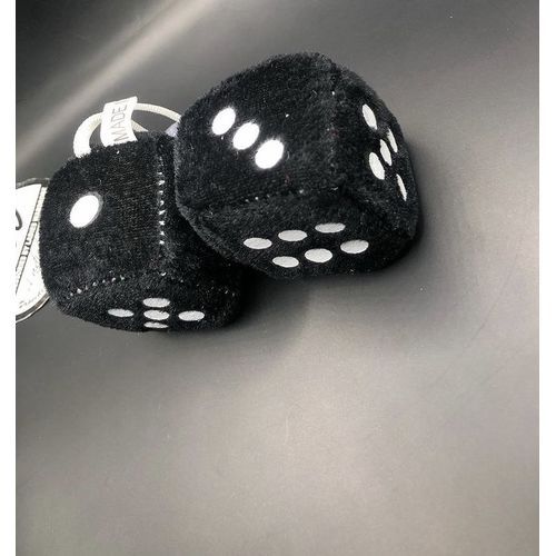 Dice Car Hanging Airfreshner Black Color