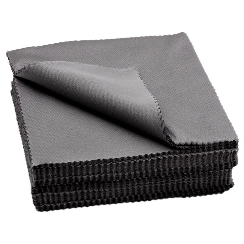 Fiber Display Cleaning Cloth 19x20 cm in gray for all Smartphones & Tablet PCs - Display Cloth Clean - Screen Cloth