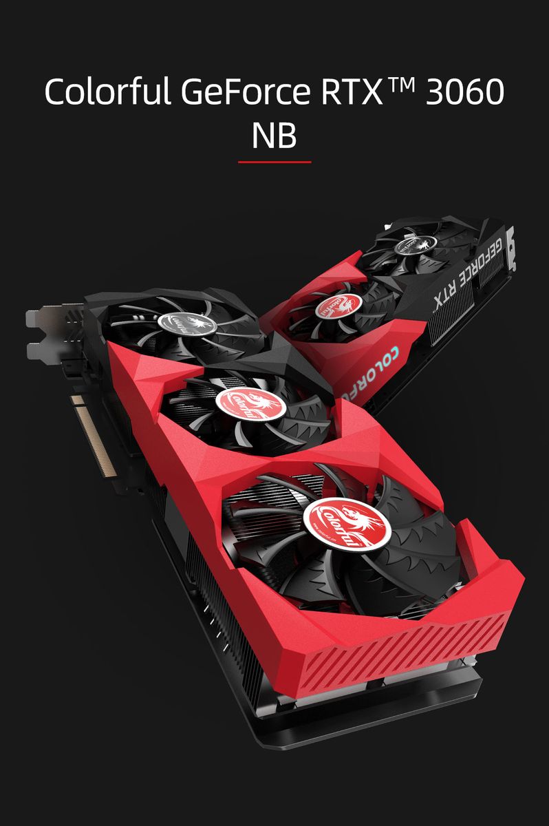 GeForce RTX 3060 NB 12GB GDDR6 LHR Gaming Graphics Card