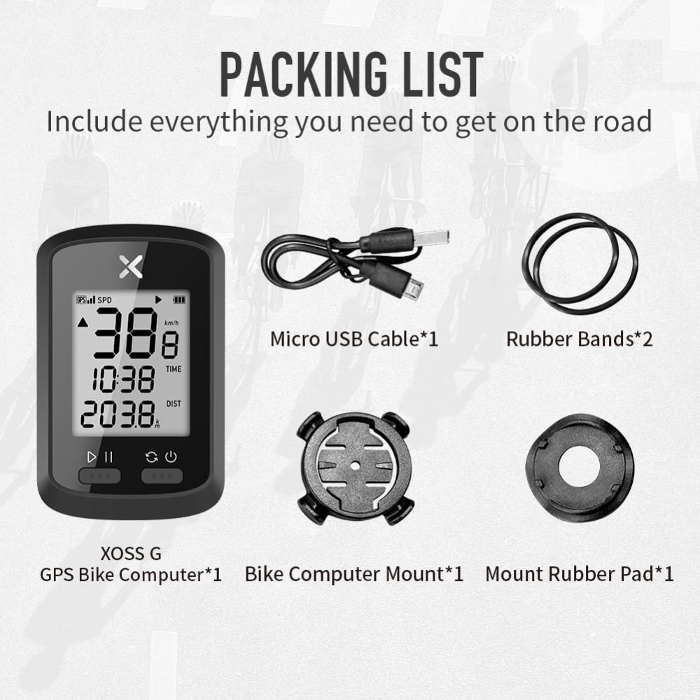 Walker XOSS G+ Cycling GPS computer English version small G bicycle GPS stopwatch speedometer G English version