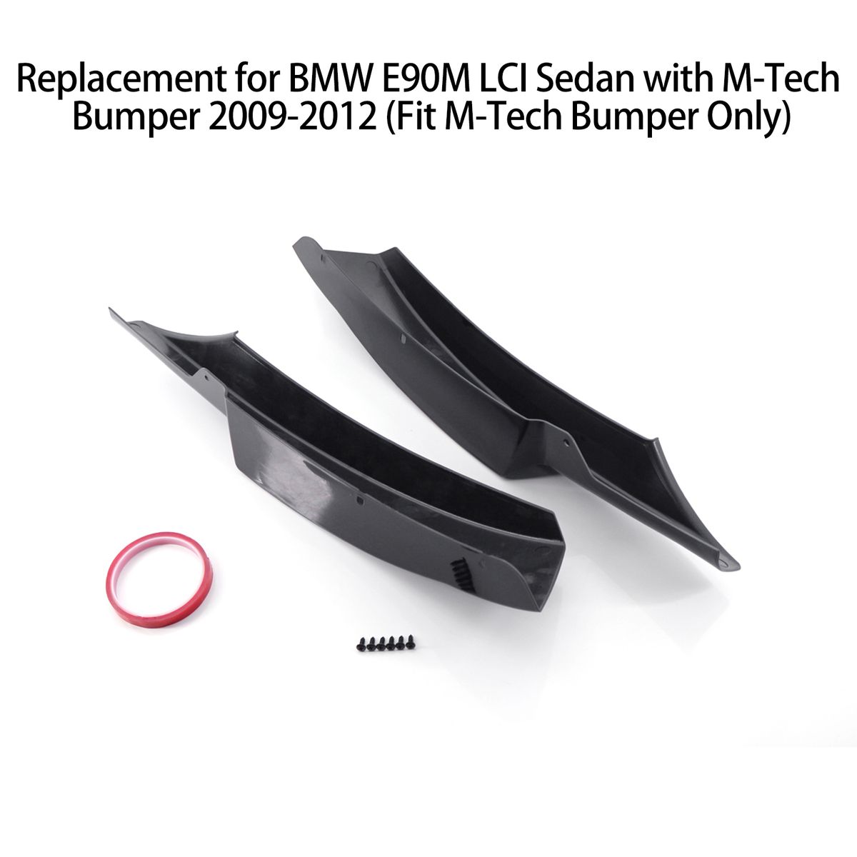 Front Bumper Splitter Spoiler Lip Cover Replacement For BMW