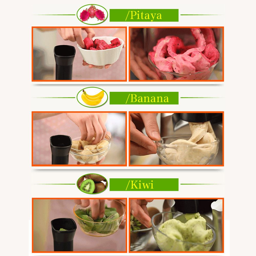 Healthy Dessert Maker Fruit Ice Cream Home Electric Slush