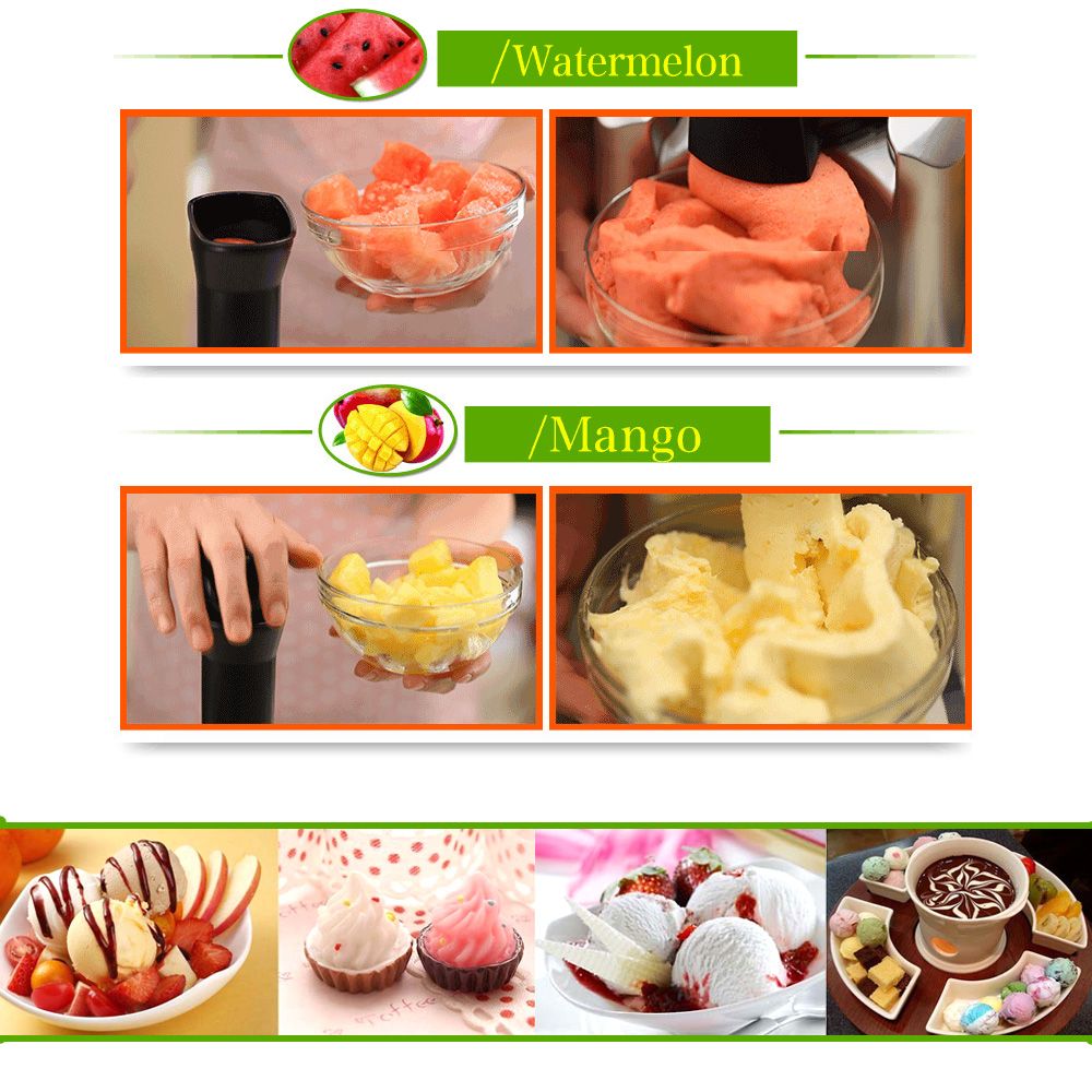 Healthy Dessert Maker Fruit Ice Cream Home Electric Slush