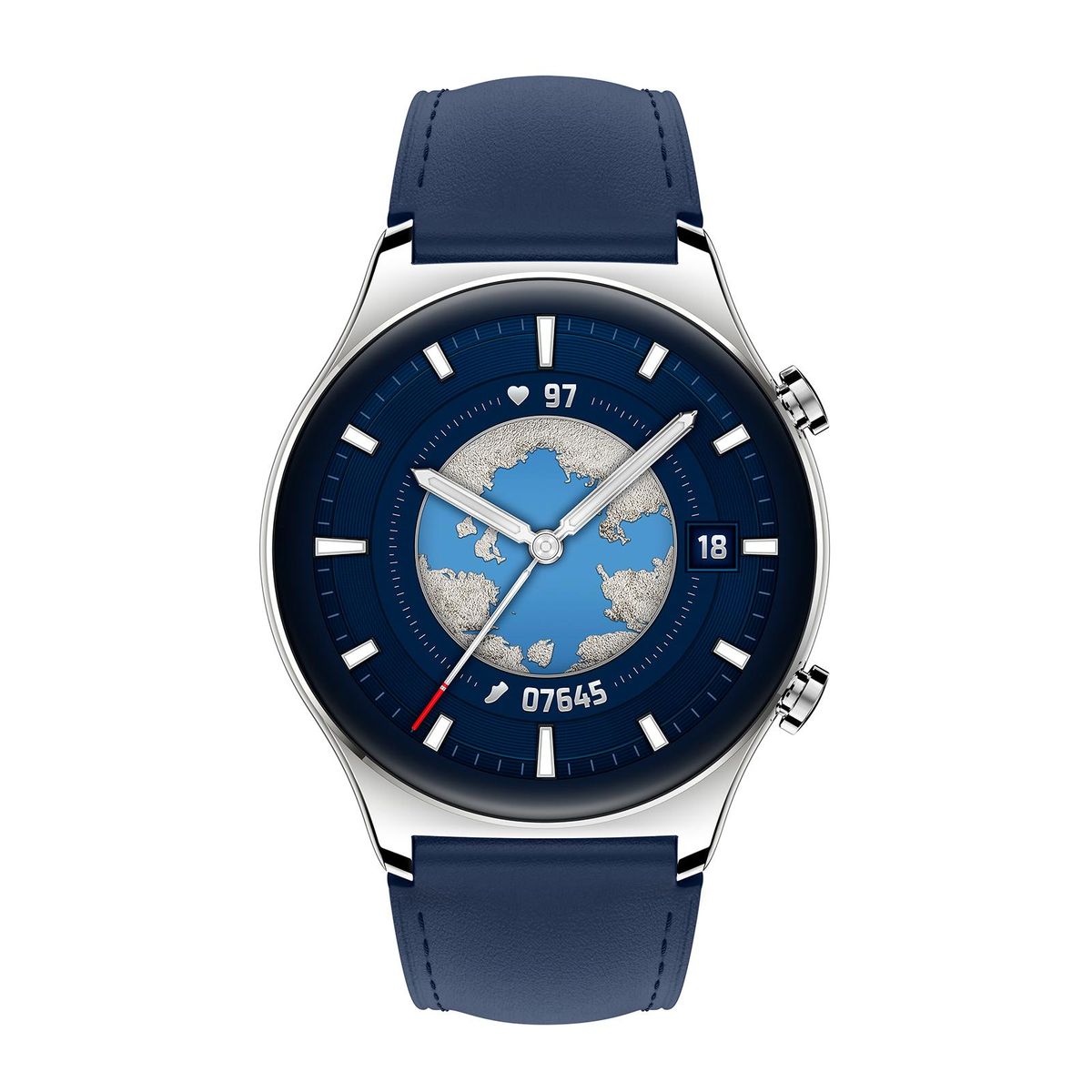HONOR Watch GS 3 MUS-B19 1.43'' 3D AMOLED Curved Screen Ultra-slim Design 8-Channel Heart Rate AI Engine  Dual-Frequency GNSS 100+ Workout Modes  BT Call 14-day Duration Sleep/Stress Monitor