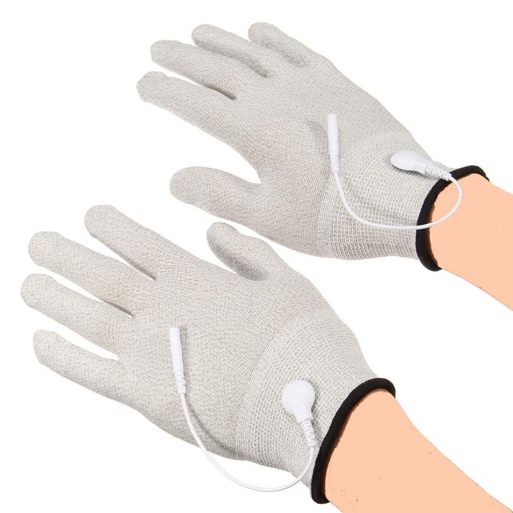 Electric Shocker Glove Sock Penis Ring Conductive