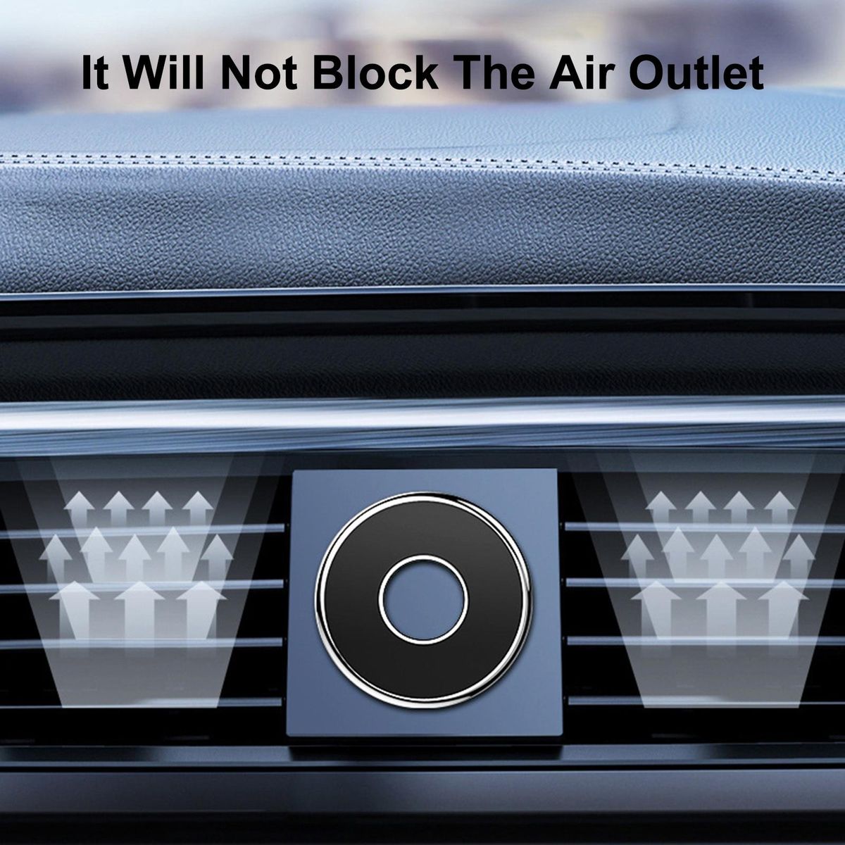 Magnetic Stand Car Air Vent Magnetic Phone Bracket Silver Black