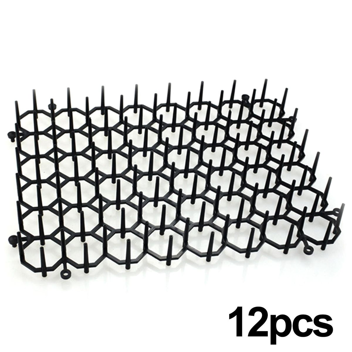 Home Anti-Cat Spike Mat Small Cat Repellent Mat Garden Square Cat Repellent Net 15*20cm