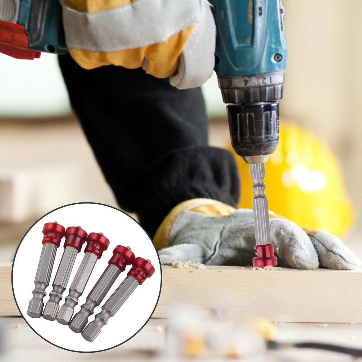5Pcs Cross Bit High Strength Magnetic Bit