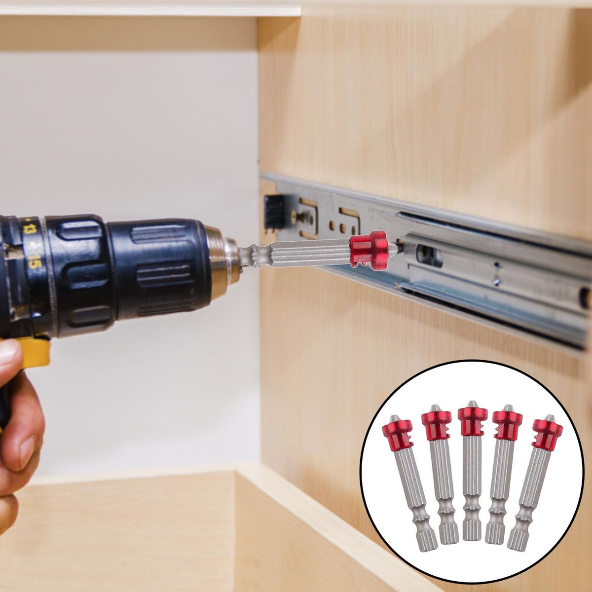 5Pcs Cross Bit High Strength Magnetic Bit