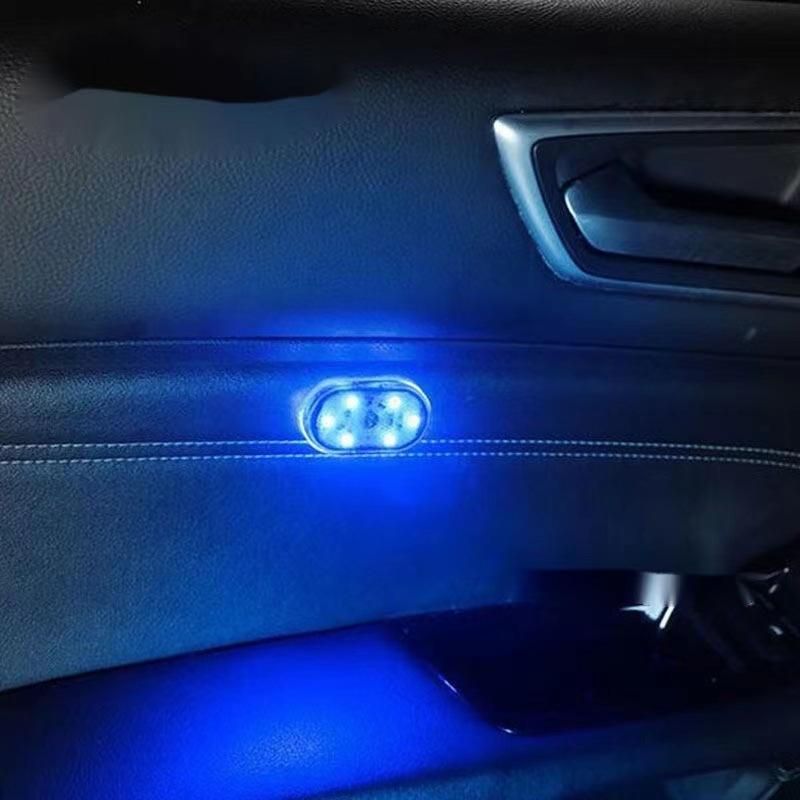 USB Car Interior Ambient Light LED Touch Lights Wireless Interior Light Car Foot Light Decorative Mood Lighting Reading Light