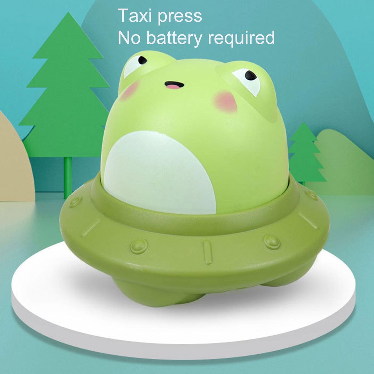 Press And Go Toy Press And Slide Inertial Animal Toy Car Green